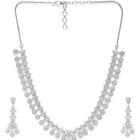 CZ Necklace Set with Timeless Charm