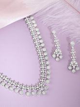 CZ Necklace Set with Timeless Charm
