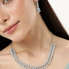 CZ Necklace Set with Timeless Charm