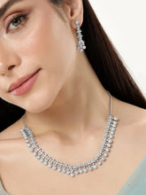 CZ Necklace Set with Timeless Charm