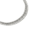 CZ Stone Layered Necklace Earrings Set