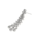 CZ Stone Layered Necklace Earrings Set