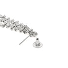 CZ Stone Layered Necklace Earrings Set
