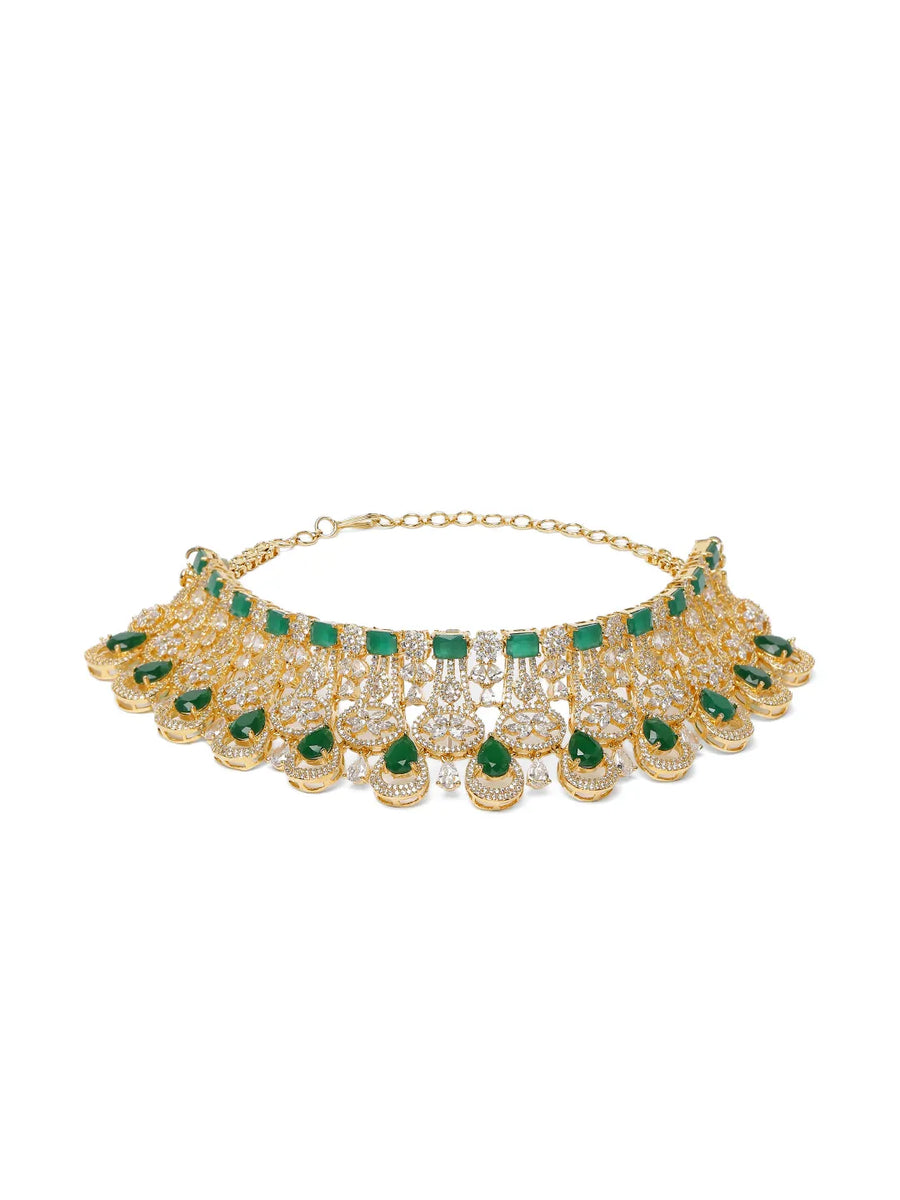 Chic Crystal & CZ Necklace Set