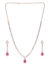 Radiant Glow Crystal Necklace Set