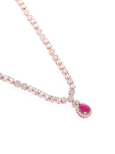 Radiant Glow Crystal Necklace Set