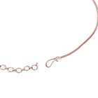 Radiant Glow Crystal Necklace Set - Rose Gold - Red