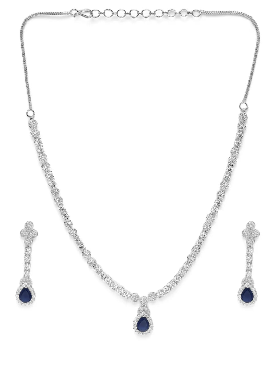 Radiant Glow Crystal Necklace Set