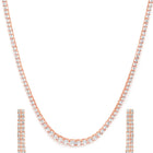 Opulent CZ Necklace & Earring Duo