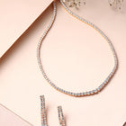 Opulent CZ Necklace & Earring Duo