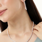 Opulent CZ Necklace & Earring Duo