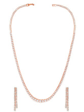 Opulent CZ Necklace & Earring Duo