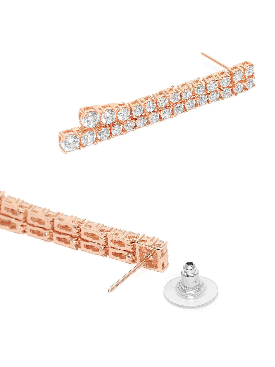 Opulent CZ Necklace & Earring Duo