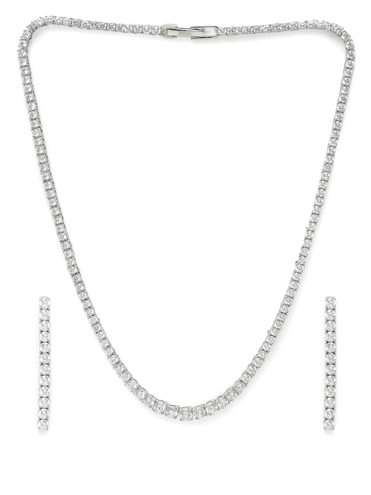 Infinite Sparkle Necklace and Earrings