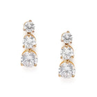 Classic Round Crystal Cut Necklace Set