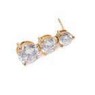 Classic Round Crystal Cut Necklace Set