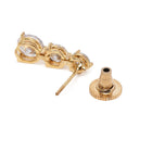 Classic Round Crystal Cut Necklace Set