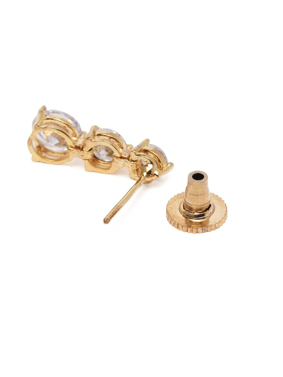 Classic Round Crystal Cut Necklace Set