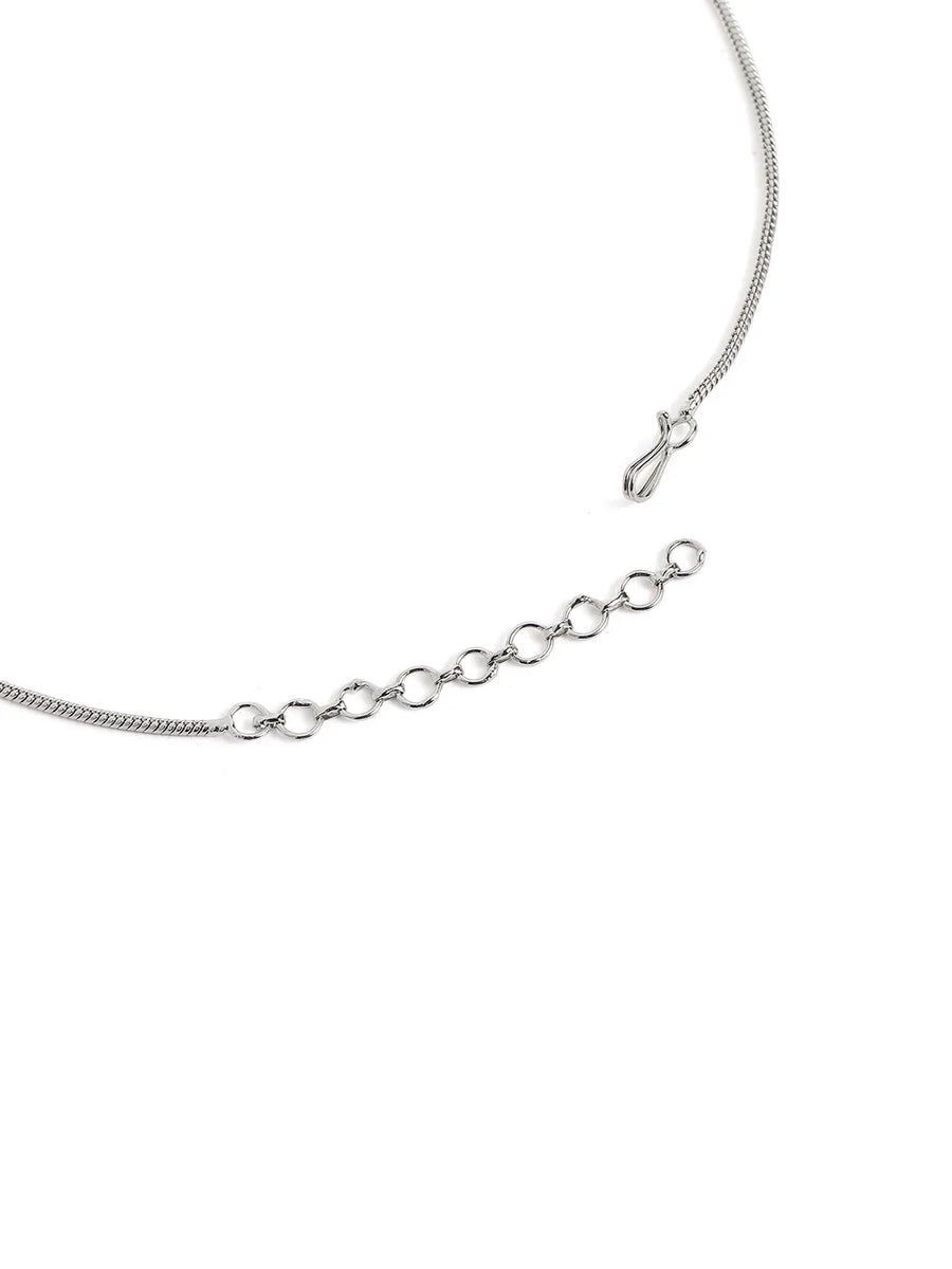 CZ Leafy Dangler Necklace Earrings Set