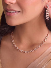 Peora Luxe Trail Rose Gold Necklace Set