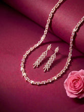 Peora Luxe Trail Rose Gold Necklace Set