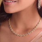 Peora Luxe Trail Gold Necklace Set