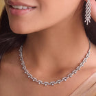 Peora Luxe Trail Silver Necklace Set