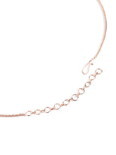 CZ Crystal Linked Oval Necklace Set - Red