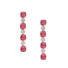 Graceful Shine Necklace Ensemble - Rose Gold - Pink