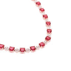 Graceful Shine Necklace Ensemble - Rose Gold - Pink