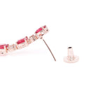 Graceful Shine Necklace Ensemble - Rose Gold - Pink