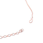 Graceful Shine Necklace Ensemble - Rose Gold - Pink