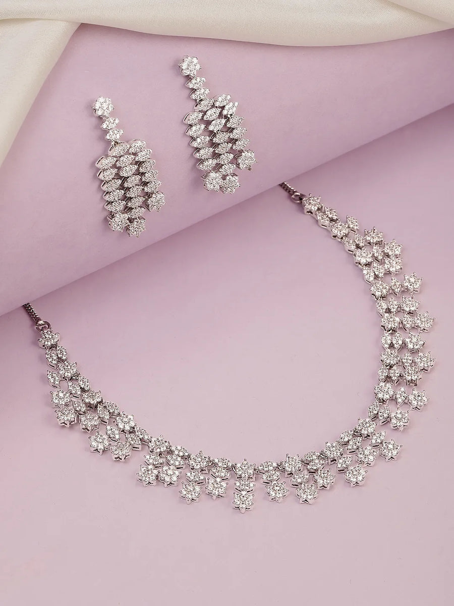 Charming Twinkle Necklace & Earrings Set