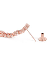 Blush Bloom Twirl CZ Necklace Set