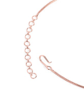 Blush Bloom Twirl CZ Necklace Set