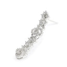 Blush Bloom Twirl CZ Necklace Set - Silver