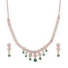 Stunning Crystal Drop Necklace & Earring