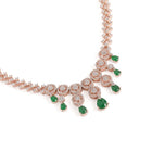 Stunning Crystal Drop Necklace & Earring