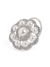 Dazzling Petal Charm Necklace Set  - Silver