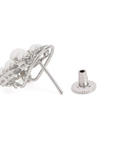 Dazzling Petal Charm Necklace Set  - Silver