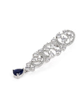 Radiant Crystal Sparkling Necklace Set - Blue