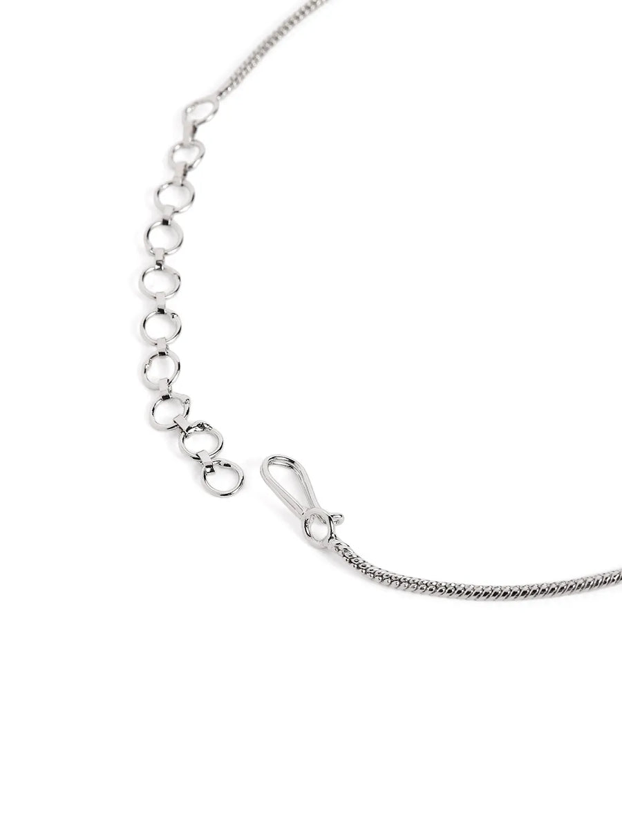 Radiant Crystal Sparkling Necklace Set - Blue