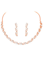 Elegance Embodied CZ Necklace Set