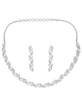 Elegance Embodied CZ Necklace Set