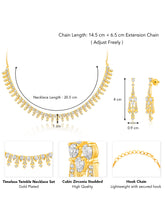 Chic Symphony: CZ Necklace Set