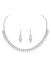 Chic Symphony: CZ Necklace Set