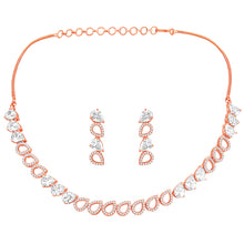 Glamour Galore CZ Necklace Set