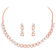 Glamour Galore CZ Necklace Set