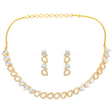 Glamour Galore CZ Necklace Set