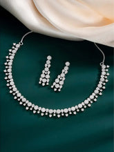 Grace CZ Necklace Set – Elegant Cubic Zirconia Jewellery by Peora
